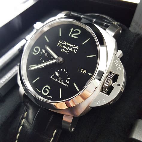 panerai luminor 1950 3 days gmt power reserve pam 321|panerai luminor marina 1950.